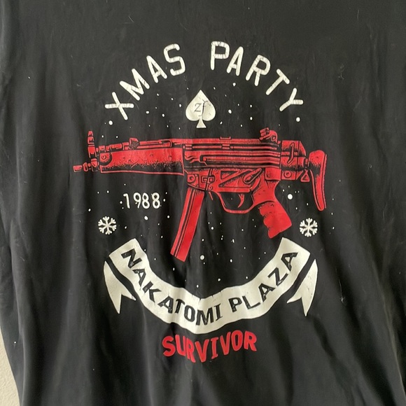 Zero Foxtrot | LIMITED edition Christmas in Nakatomi Plaza shirt SZ L - Picture 2 of 6